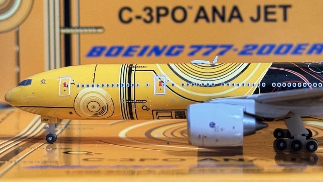 Amazon | ANA B777-200ER JA743A C-3PO 1/500 | プラモデル 通販